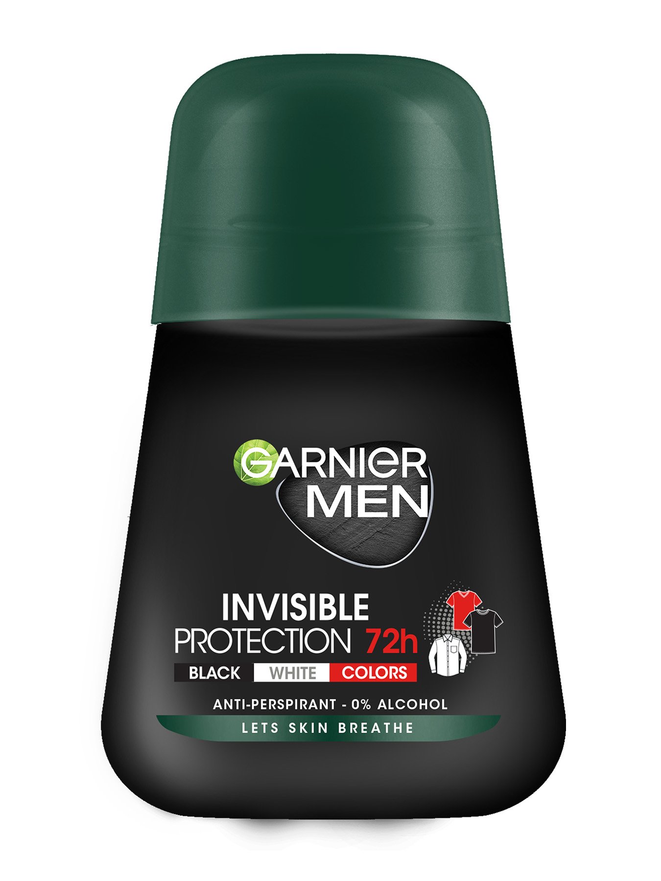 Garnier Mineral Deo Men Invisible Black, White & Colors 72h antiperspirant Roll-on